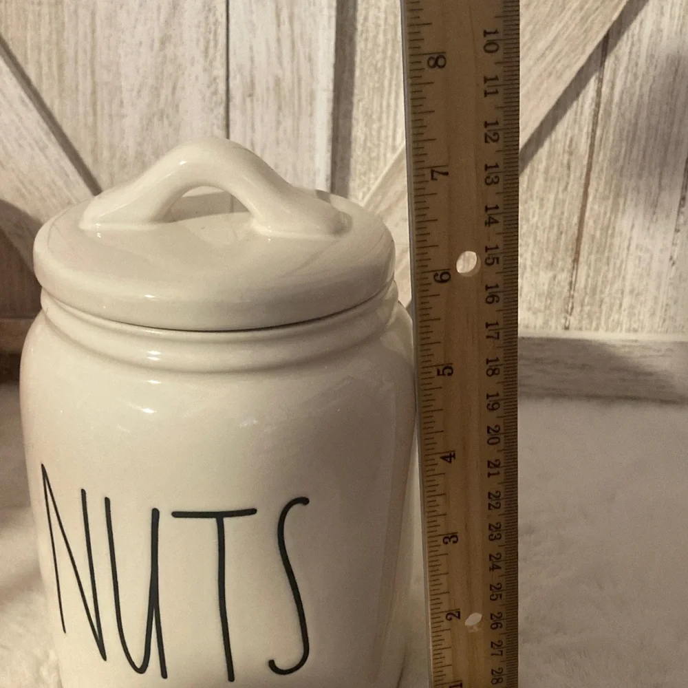 Rae Dunn Baby Ceramic 'Nuts' Storage Jar